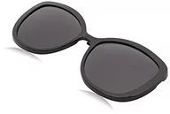 Okulary przeciwsłoneczne - TRYB & ECO Ginger Clip On Okulary damskie, Black/Rose Gold, 53 - miniaturka - grafika 1