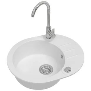 Alveus Roll 40 1214011KT kol. 11 Biały 40x16 mm (062E-859E0) - Zlewozmywaki - miniaturka - grafika 1