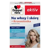 Włosy, skóra, paznokcie - Doppelherz® aktiv Na włosy i skórę + Krzemionka, 30 tabletek - miniaturka - grafika 1