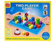 Gry planszowe - Logiczna Gra Na Refleks Klocki Karty Fiszki Two Player Game Dwóch Graczy - miniaturka - grafika 1