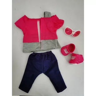 Lumarko Modne Ubranko Dla Lalki Love Okulary Buciki 43-46 Cm! - Akcesoria dla lalek - miniaturka - grafika 8