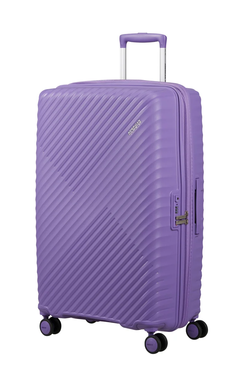 Walizka duża TSA powiększana 78 cm American Tourister Diablast fioletowa