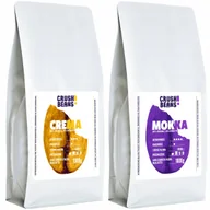 Kawa - Kawa ziarnista 2kg CREMA+MOKKA Crush Beans MIX - miniaturka - grafika 1