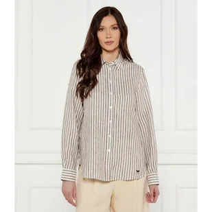 Weekend MaxMara Lniana koszula JOSEF Regular Fit - Koszule damskie - miniaturka - grafika 1