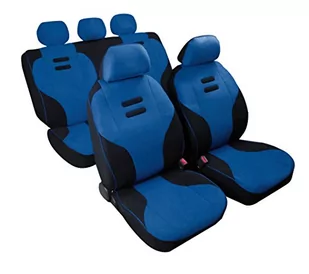 Lampa Komplet pokrowców na siedzenia KINOX czarno-niebieski 54903 - Pokrowce na fotele - miniaturka - grafika 1