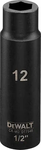Dewalt nasadka 12mm 1/2c impact socket deep - Klucze i nasadki - miniaturka - grafika 1