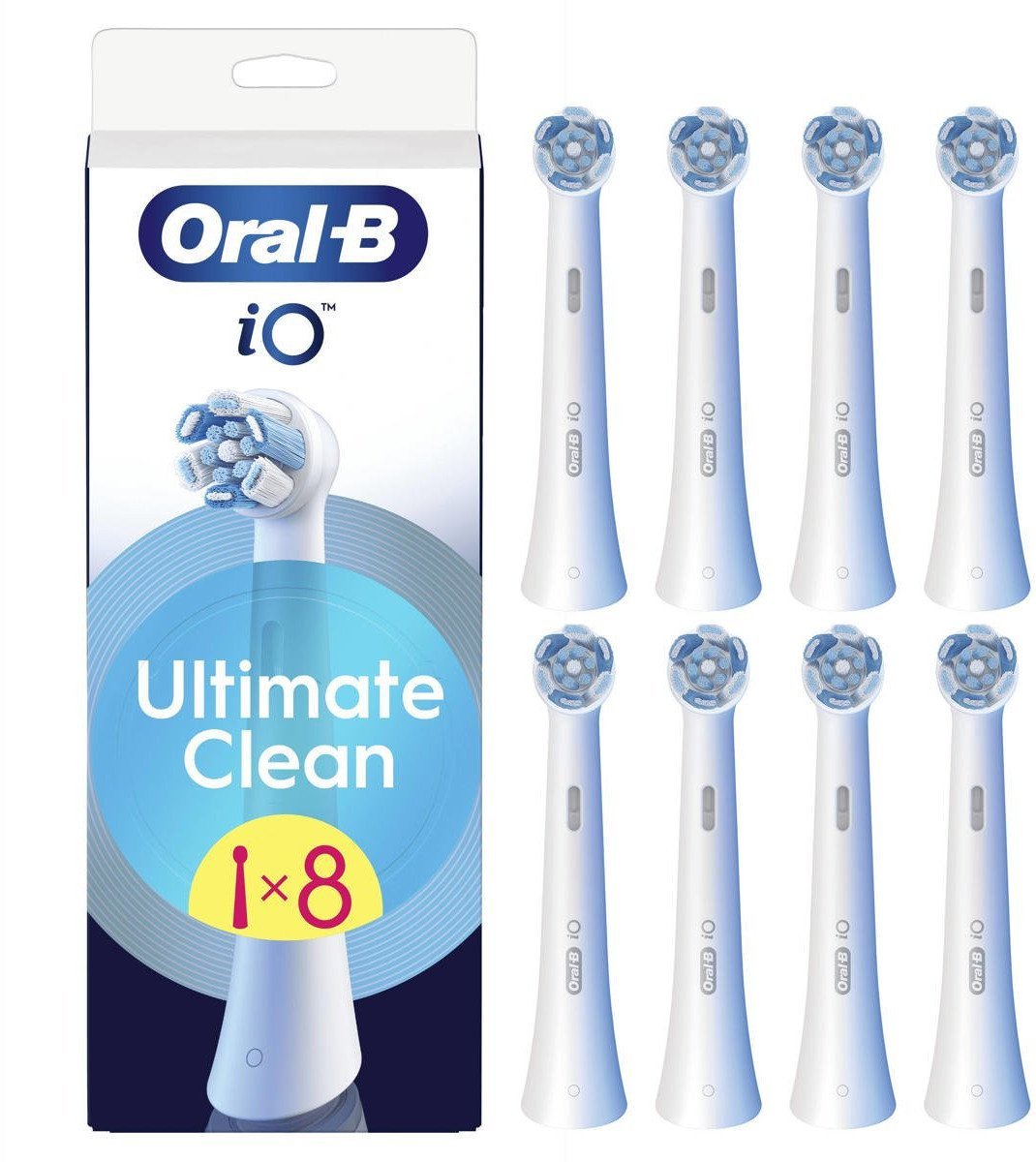 Borsthuvud iO Ultimate Clean 8st