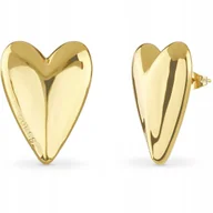Kolczyki - Kolczyki damskie złote Guess serce JUBE05341JW-YG - miniaturka - grafika 1