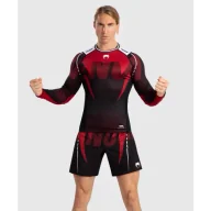 Kimona, stroje i obuwie - Venum Rashguard Długi Rękaw Long Sleeve Tempest Black/Grey - miniaturka - grafika 1