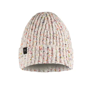 Czapka unisex Buff Knitted & Fleece Hat kim white - ONE SIZE - Czapki męskie - miniaturka - grafika 1