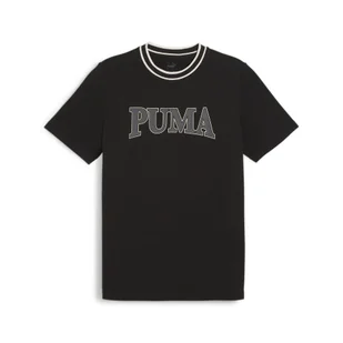Męska koszulka z nadrukiem PUMA SQUAD PUMA Black - Koszulki sportowe męskie - miniaturka - grafika 1
