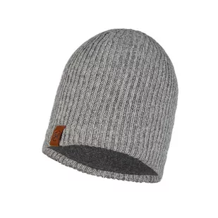 Czapka Buff Knitted & Fleece Hat - Lyne Light Grey - Czapki damskie - miniaturka - grafika 1