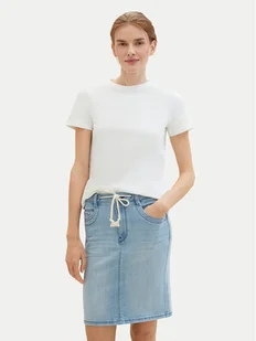 Tom Tailor Spódnica jeansowa 1040349 Niebieski Regular Fit - Spódnice - miniaturka - grafika 1