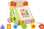 Zabawki interaktywne dla dzieci - Small Foot Design zabawka do ciągnięcia Telefon - miniaturka - grafika 1