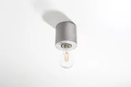 Lampy sufitowe - Sollux Lighting Plafon SALGADO beton - miniaturka - grafika 1