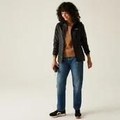 Kurtki i kamizelki sportowe damskie - Regatta Damska kurtka wiosenna kieszonkowa Pack It III Czarny, Rozmiar: 46 - miniaturka - grafika 1