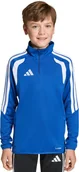 Bluzy damskie - Bluza dla dzieci adidas Tiro 26 League Training Top niebiesko-biała JY7162 152cm - miniaturka - grafika 1