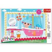 Puzzle - Trefl Puzzle ramkowe 15 Lalaloopsy Kąpiel Mariny - miniaturka - grafika 1