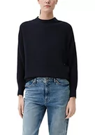 Swetry damskie - s.Oliver Bernd Freier GmbH & Co. KG Sweter damski z długim rękawem, niebieski, 40 (DE), niebieski, 40 - miniaturka - grafika 1