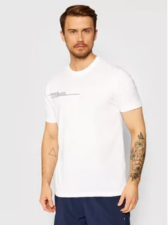 Koszulki i topy damskie - Wilson T-Shirt M Team II Tech WRA794602 Biały Regular Fit - grafika 1