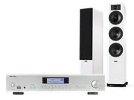 Zestawy stereo - Rotel A14 MkII (srebrny) + Tesi 6 (biały) - miniaturka - grafika 1