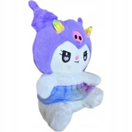 Maskotki i pluszaki - MASKOTKA KUROMI PLUSZOWA PRZYTULANKA MIĘKKI PLUSZAK DUŻY 30CM HELLO KITTY - miniaturka - grafika 1