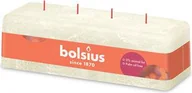 Świece - Bolsius Rustik świeca 4-knotowa miękka perła 80/250mm - miniaturka - grafika 1