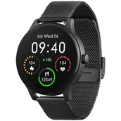 Smartwatch - Garett Classy Stalowo-czarny - miniaturka - grafika 1