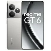 Telefony komórkowe - Realme GT 6 12/256GB Srebrny - miniaturka - grafika 1
