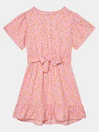 Sukienki i spódniczki dla dziewczynek - Kids ONLY Sukienka letnia Palma 15316557 Różowy Regular Fit - miniaturka - grafika 1