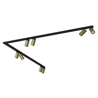 Lampy sufitowe - Nowodvorski Lampa punktowa listwa natynkowa narożna MONO VIII dł. 2x 150cm GU10 mosiądz 7755 - miniaturka - grafika 1