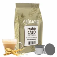 Kawa w kapsułkach i saszetkach - 20 Kapsułek Nespresso Kompatybilnych Dolce Maracatú Ginseng - Kawa z żeń-szeniem - miniaturka - grafika 1