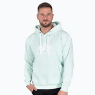 Bluzy męskie - Bluza męska Alpha Industries Basic mint - miniaturka - grafika 1