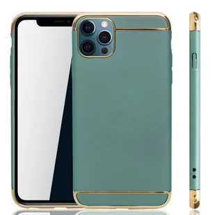 Apple iPhone 12 Pro Max Etui na telefon komórkowy Etui ochronne Zderzak Twarda osłona Zielony - Etui i futerały do telefonów - miniaturka - grafika 1