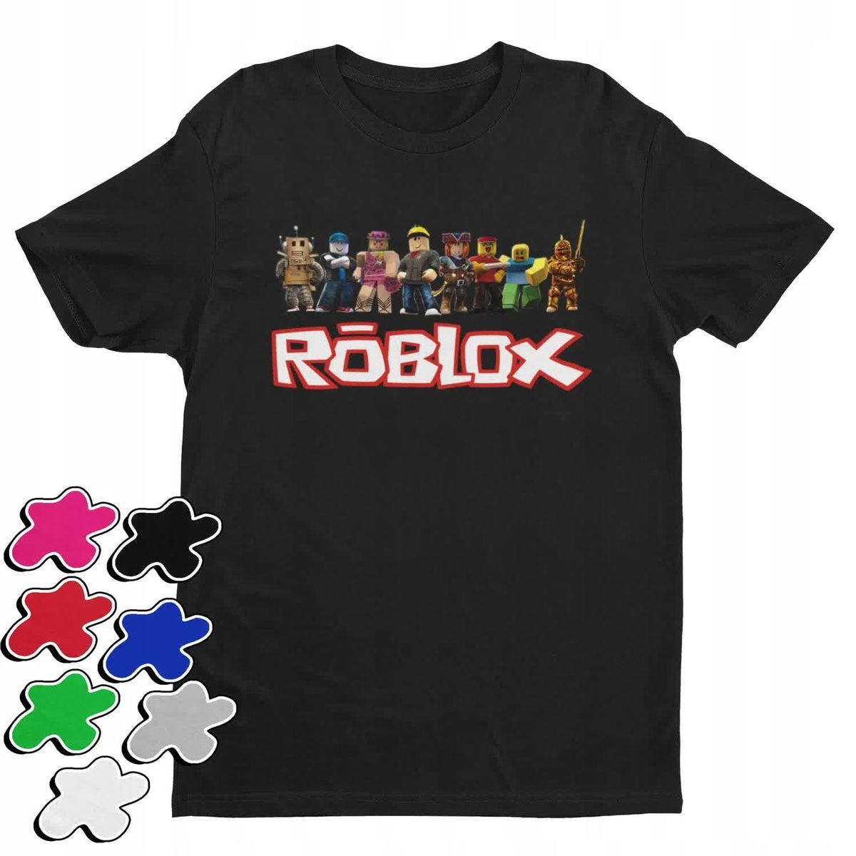 Koszulka T-Shirt Dziecięca Z Nadrukiem Dla Gracza Roblox Gry -L 146-152