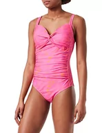 Stroje kąpielowe - Regatta Sakari kostium kąpielowy unisex, Pink Fusion Palm, 4XL - miniaturka - grafika 1