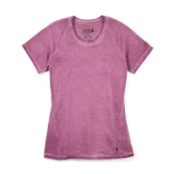 Koszulki i topy damskie - Koszulka damska Smartwool  Merino Sport 150 Plant-Based Dye Short Sleeve Summer Sound L - miniaturka - grafika 1