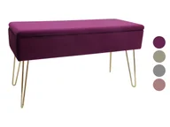 Ławki do przedpokoju - ECHTWERK Ławka tapicerowana ze schowkiem Scarlett - miniaturka - grafika 1