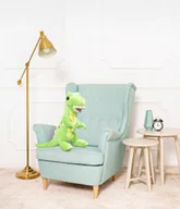 Maskotki i pluszaki - DUŻY WIELKI DINOZAUR HARRY PLUSZOWY PRZYTULANKA MIŚ 60CM ZIELONY - miniaturka - grafika 1