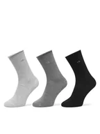 Skarpetki damskie - Calvin Klein Zestaw 3 par wysokich skarpet damskich 701234368 Szary - miniaturka - grafika 1