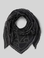 Apaszki i szaliki damskie - Chusta kwadratowa z modalu - miniaturka - grafika 1