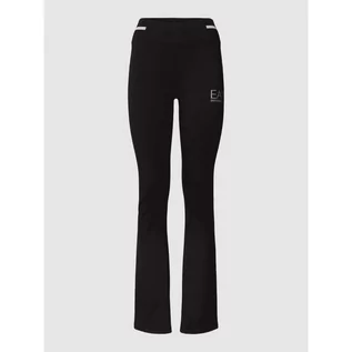 Spodnie damskie - Spodnie dresowe z detalami z logo model PANTALONI - EA7 Emporio Armani - grafika 1