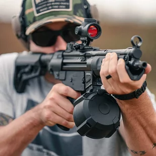 Magpul - Magazynek PMAG D-50 MP do HK94 i MP5 - 9x19 mm Para - Czarny - MAG1181-BLK - Osprzęt do wiatrówek - miniaturka - grafika 4
