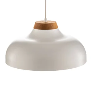 Luminex Burgos 1990 lampa wisząca zwis 1x60W E27 biała - Lampy sufitowe - miniaturka - grafika 6