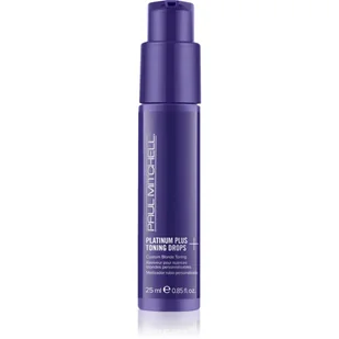 Paul Mitchell Platinum Plus Toning Drops kropelki z pigmentem do włosów rozjaśnionych, z pasemkami w odcieniu chłodnego blondu 25 ml - Szampony do włosów - miniaturka - grafika 1