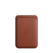 Portfele - Apple skórzany portfel z MagSafe (umbra) - miniaturka - grafika 1