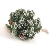 Ozdoby bożonarodzeniowe - Stroik z szyszkami kula 16 cm - miniaturka - grafika 1