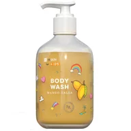Kosmetyki kąpielowe dla dzieci - HiSkin Kids Body Wash płyn do mycia ciała dla dzieci Mango Salsa 400ml - miniaturka - grafika 1