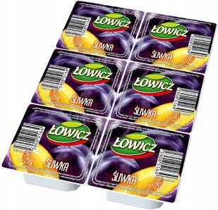 Dżem śliwkowy monoporcja 6 x 25g - Łowicz - Dżem - miniaturka - grafika 1