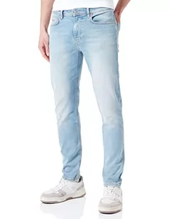 BOSS Spodnie męskie jeansowe, Turquoise/Aqua448, 29W / 34L - Spodnie męskie - miniaturka - grafika 1